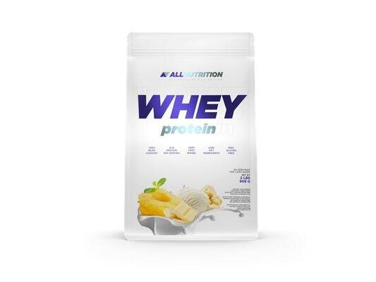 Протеїн сироватковий Allnutrition Whey Protein білий шоколад та ананас, 908 г