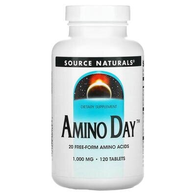 Аміно день Source Naturals Amino Day 1000 мг, 120 таблеток