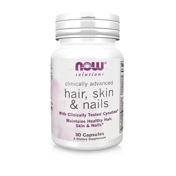 Вітаміни для волосся, шкіри та нігтів NOW Solutions Hair, Skin & Nails капсули №30