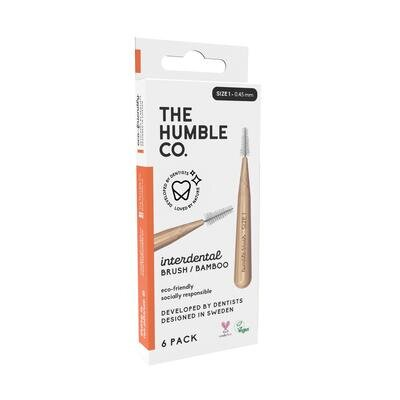Інтердентальні щітки Humble бамбукові, розмір 1, 0.45 мм, 6 шт