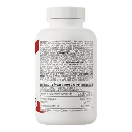 Комплекс OstroVit MgZB, 90 таблеток