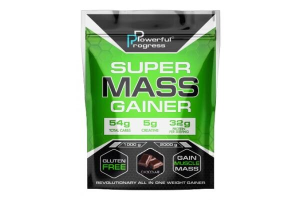 Гейнер Powerful Progress Super Mass шоколад, 2 кг
