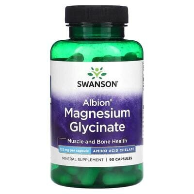 Магній гліцинат Swanson Albion Magnesium Glycinate капсули по 133 мг №90