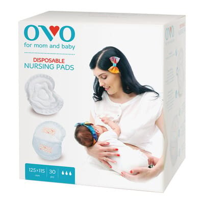 Вкладки лактаційні OVO, 30 штук