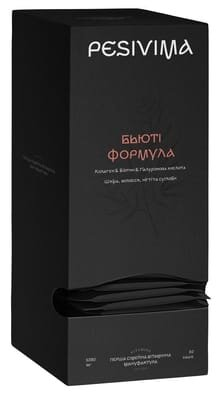 Бьюті Формула Pesivima Антивіковий комплекс для шкіри, волосся та нігтів по 5380 мг №30 у саше