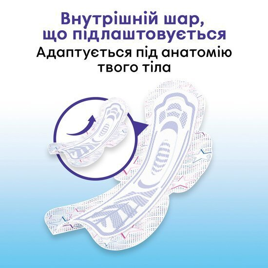 Прокладки гігієнічні Kotex Ultra нічні, сіточка, 14 шт