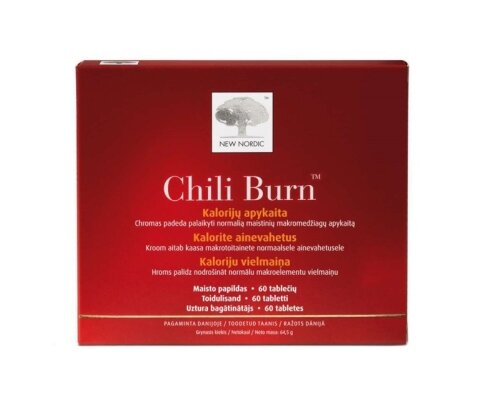 Засіб для спалювання калорій New Nordic Chili Burn таблетки №60