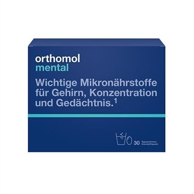 Ортомол Mental гранули + капсули, курс 30 днів