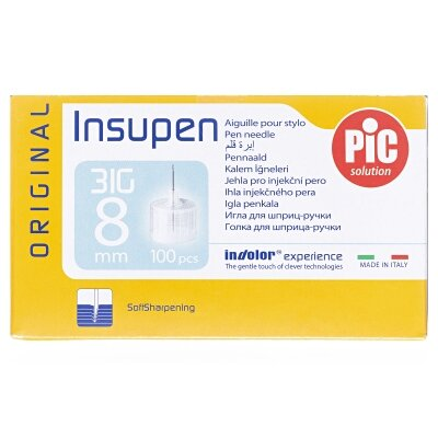 Голка для шприц-ручки Insupen G31 (0,25 х 8 мм), 100 штук