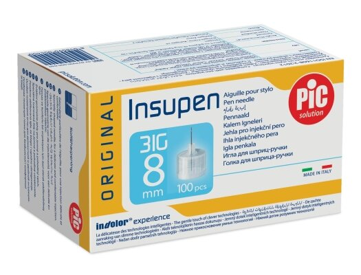 Голка для шприц-ручки Insupen G31 (0,25 х 8 мм), 100 штук