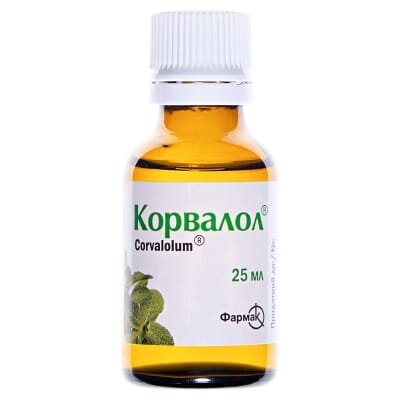 Корвалол краплі ор. по 25 мл у флак. з проб.-крап.