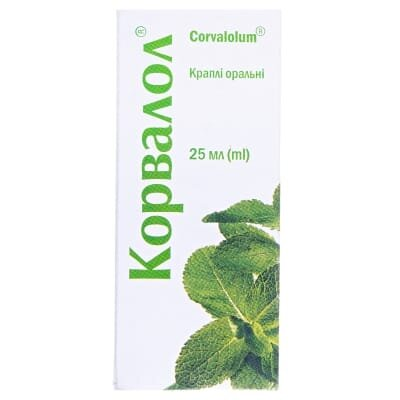 Корвалол краплі ор. по 25 мл у флак. з проб.-крап.