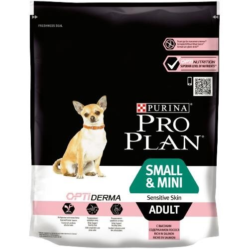 Корм сухий Purina Pro Plan Small & Mini Sensitive Skin з куркою, 700 г