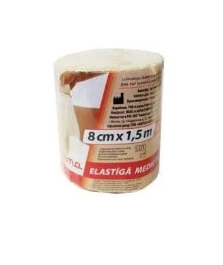 Бинт еластичний Lauma модель 2 Latex Free високої розтяжності 1,5 м х 8 см