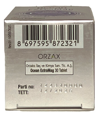 Магній Orzax Ocean Extramag, 30 таблеток