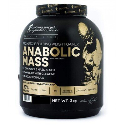 Гейнер Kevin Levrone Anabolic Mass банан, 3 кг