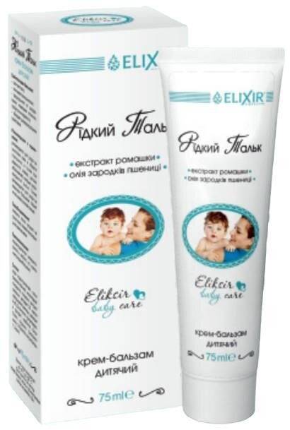 Крем-бальзам Рідкий тальк Elixir, 75 мл