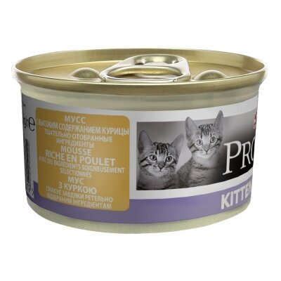 Корм вологий для кошенят Purina Pro Plan Junior паштет з куркою, 85 г