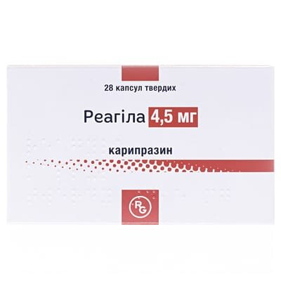 Реагіла капсули тв. по 4.5 мг №28 (7х4)