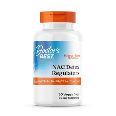 N-ацетилцистеїн Doctor's Best NAC Detox Regulators, 60 вегетаріанських капсул