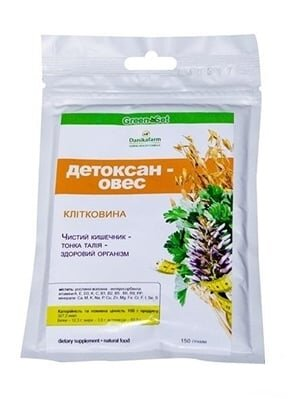 Клітковина Детоксан-Овес Даніка по 150 г в пач.