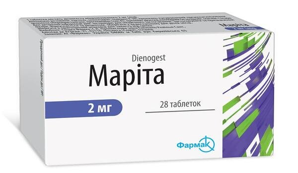 Маріта таблетки по 2 мг №28 у бліс.