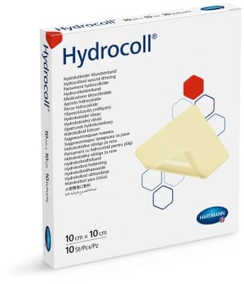 Пов'язка гідроколоїдна Hydrocoll 10 см х 10 см, 10 штук