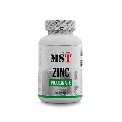 Цинк піколінат MST Nutrition Zinc picolinate 25 мг, 200 таблеток