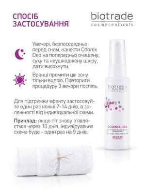 Дезодорант-антиперспірант спрей Biotrade Odorex Deo тривалої дії 10 днів захисту, 40 мл