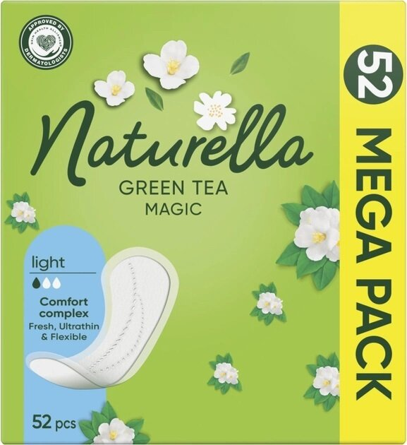 Прокладки щоденні Naturella Green Tea Magic Light, 52 шт