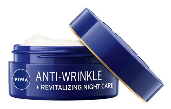 Крем для обличчя Nivea Проти зморшок + ревіталізація 55+ нічний, 50 мл