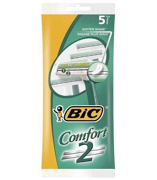 Набір бритв без змінних картриджів Bic Comfort 2, 5 шт