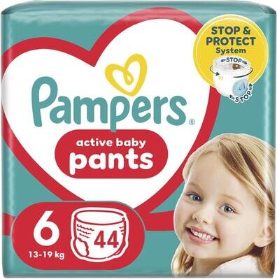 Підгузки-трусики Pampers Pants дитячі розмір 6, 14-19 кг, 44 шт