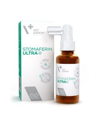 Гель VetExpert Stomaferin Ultra для підтримання здоров’я ротової порожнини у котів і собак, 30 мл
