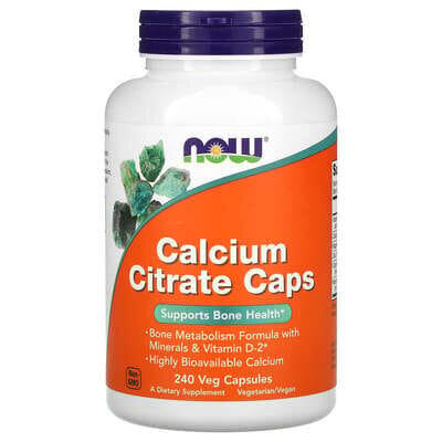 Кальцію Цитрат NOW Calcium Citrate вег. капсули №240