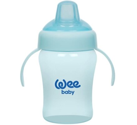 Поїльник-непроливайка Wee Baby з ручками та м’яким носиком, 240 мл