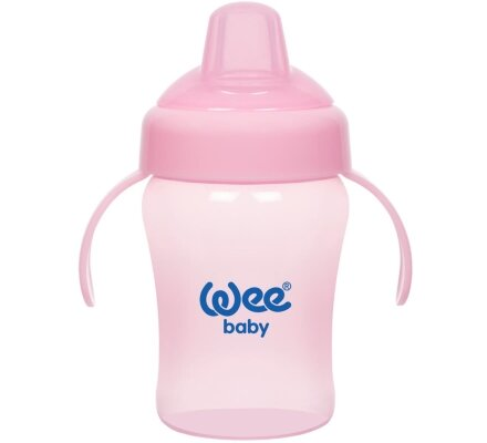 Поїльник-непроливайка Wee Baby з ручками та м’яким носиком, 240 мл