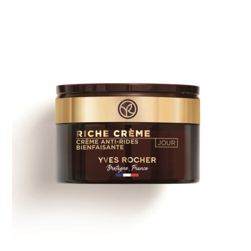 Крем для обличчя Yves Rocher Riche Creme Благотворний, від зморшок, денний, 50 мл