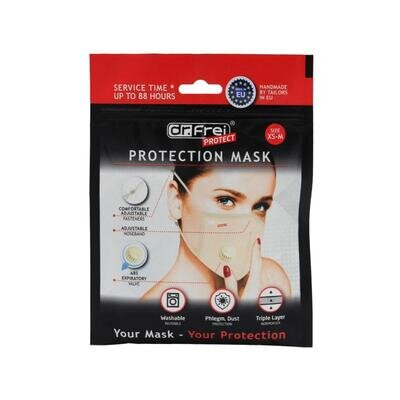 Маска захисна Dr. Frei Protection Mask бежева, розмір XS/M, 1 штука