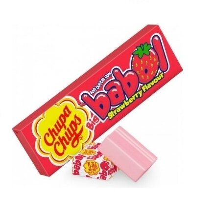 Жувальна гумка Chupa Chups Big Babol Полуниця, 27,6 г