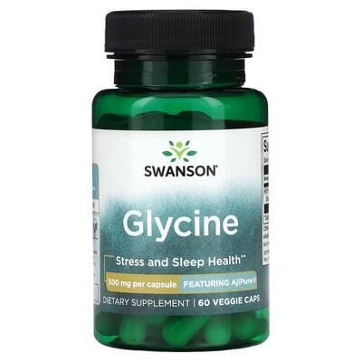 Гліцин Swanson Glycine 500 мг капсули №60