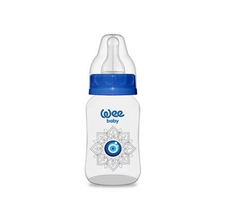 Пляшечка для годування Wee Baby Classic PP Evil Eye (268) 0-6 місяців, силіконова соска №1, 150 мл