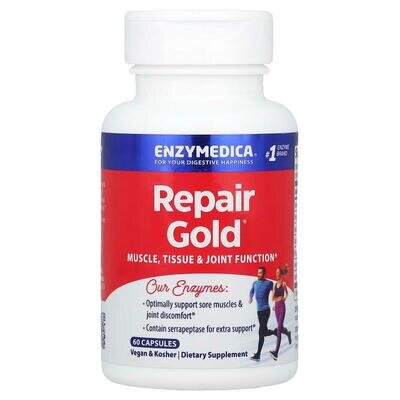 Ферменти для м'язів Enzymedica Repair Gold, 60 капсул