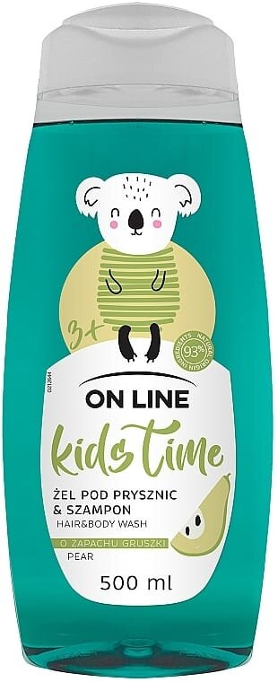 Шампунь-гель для душа On Line Kids Time Груша, 500 мл