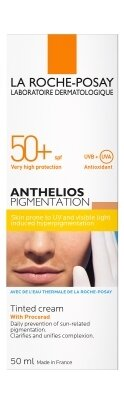 Крем сонцезахисний La Roche-Posay Anthelios тонуючий, для шкіри схильної до гіперпігментації, SPF50+, 50 мл