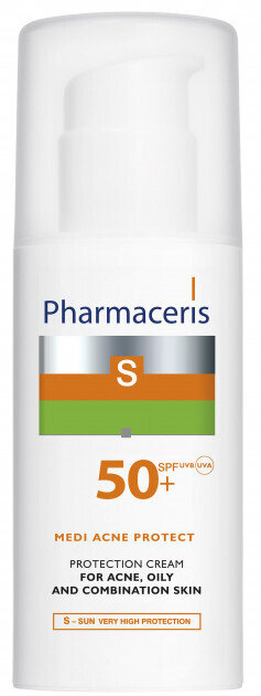 Крем сонцезахисний Pharmaceris S Medi Acne Protect 14905 SPF50 + для шкіри з акне, 50 мл