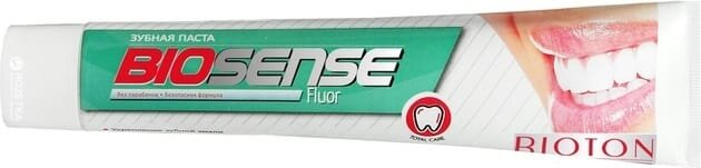 Зубна паста Bioton Cosmetics Biosense Fluor, 50 мл