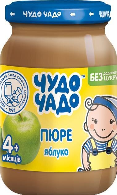 Пюре фруктове Чудо-Чадо Яблуко без цукру, 170 г