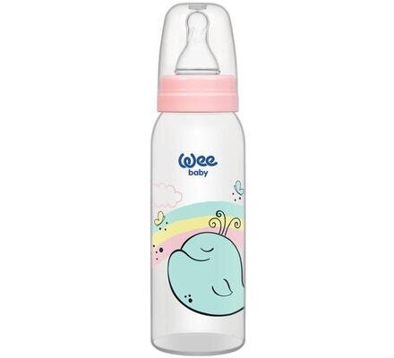 Пляшечка для годування Wee Baby Classic PP, силіконова соска №1, 250 мл