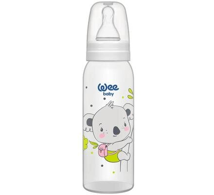 Пляшечка для годування Wee Baby Classic PP, силіконова соска №1, 250 мл